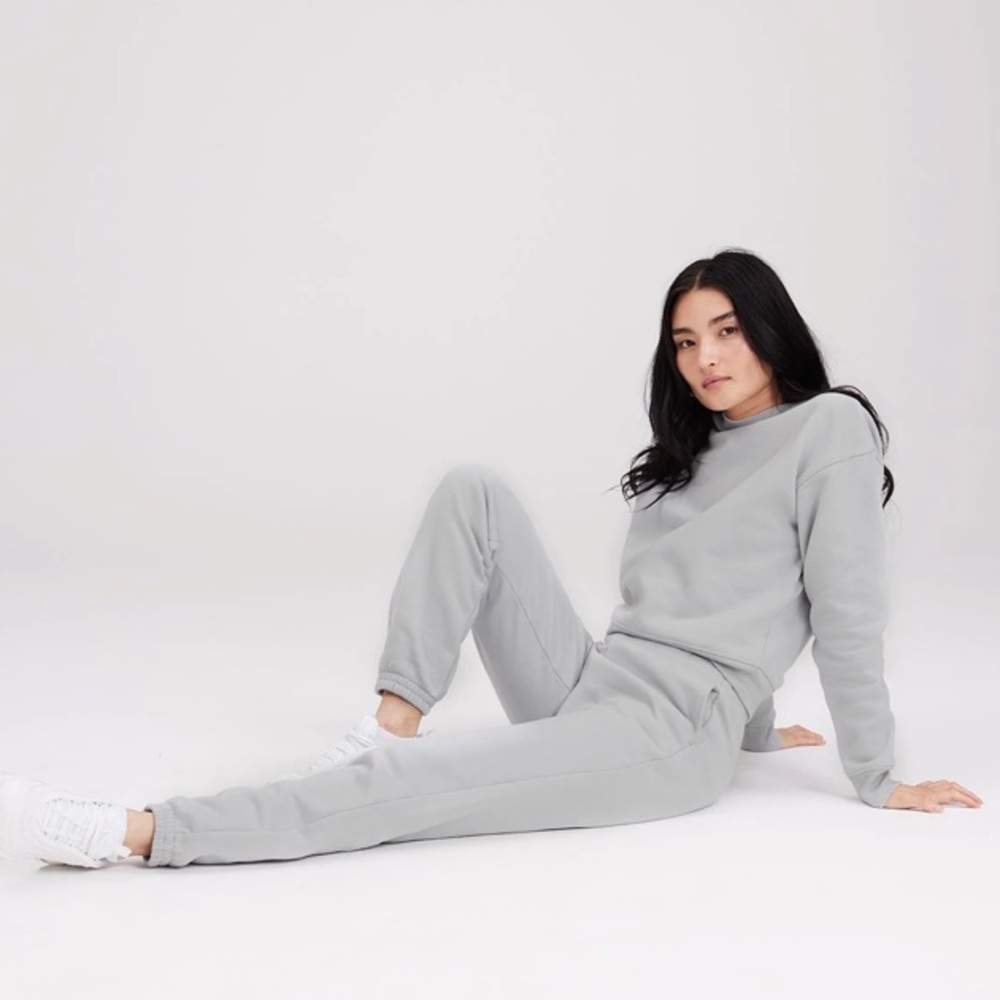 Girlfriend Collective Vapor Sweatpant + Sweatshirt